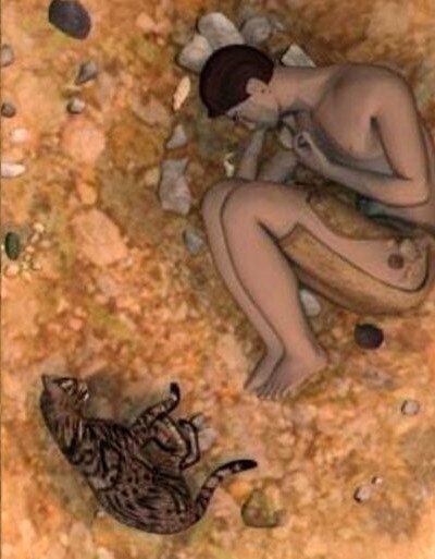 Cat Human+burial+shillou